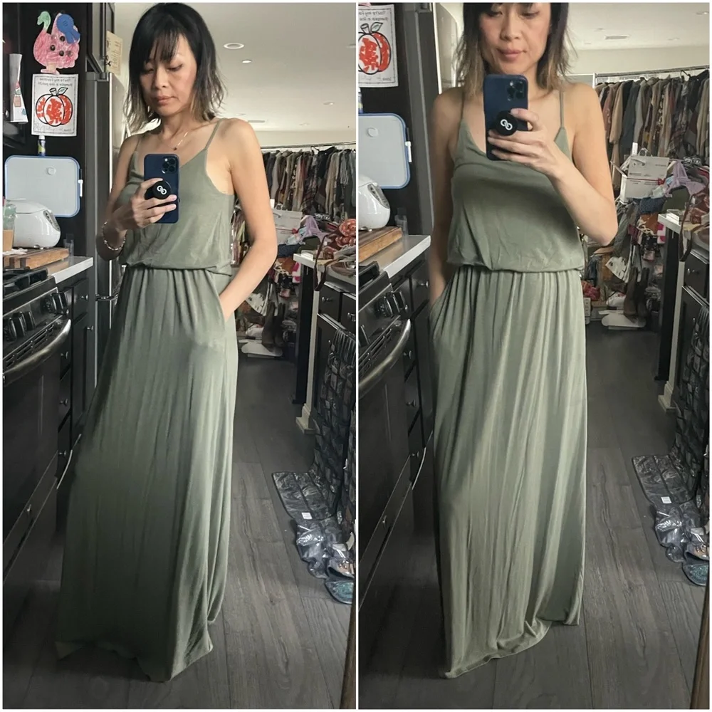 Boho Minimalist Cami Pocket Maxi Dress - Picture 11 of 11